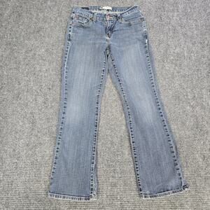 Levi's 529 Curvy Bootcut Jeans Womens Tag 28x30 Measure 27x29 Light Wash Stretch